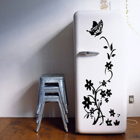 Kreatywny Butterfly naklejka na lodówkę do dekoracji domu kuchnia Mural DIY ściana naklejki imprezowe naklejki tapeta do dziecięcego pokoju 2